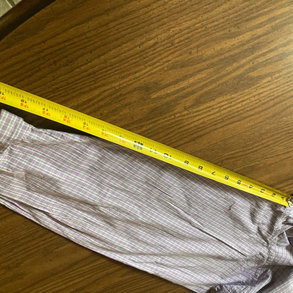 Men’s Brooks brothers, purple, white, original polo, shirt, button down front - Picture 5 of 8